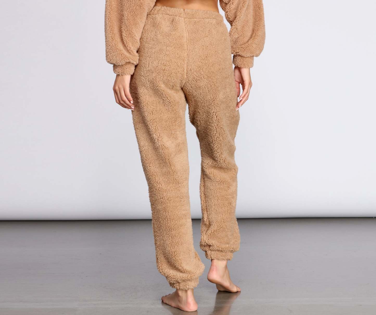 Cozier Than Ever Sherpa PJ Joggers - Lady Occasions