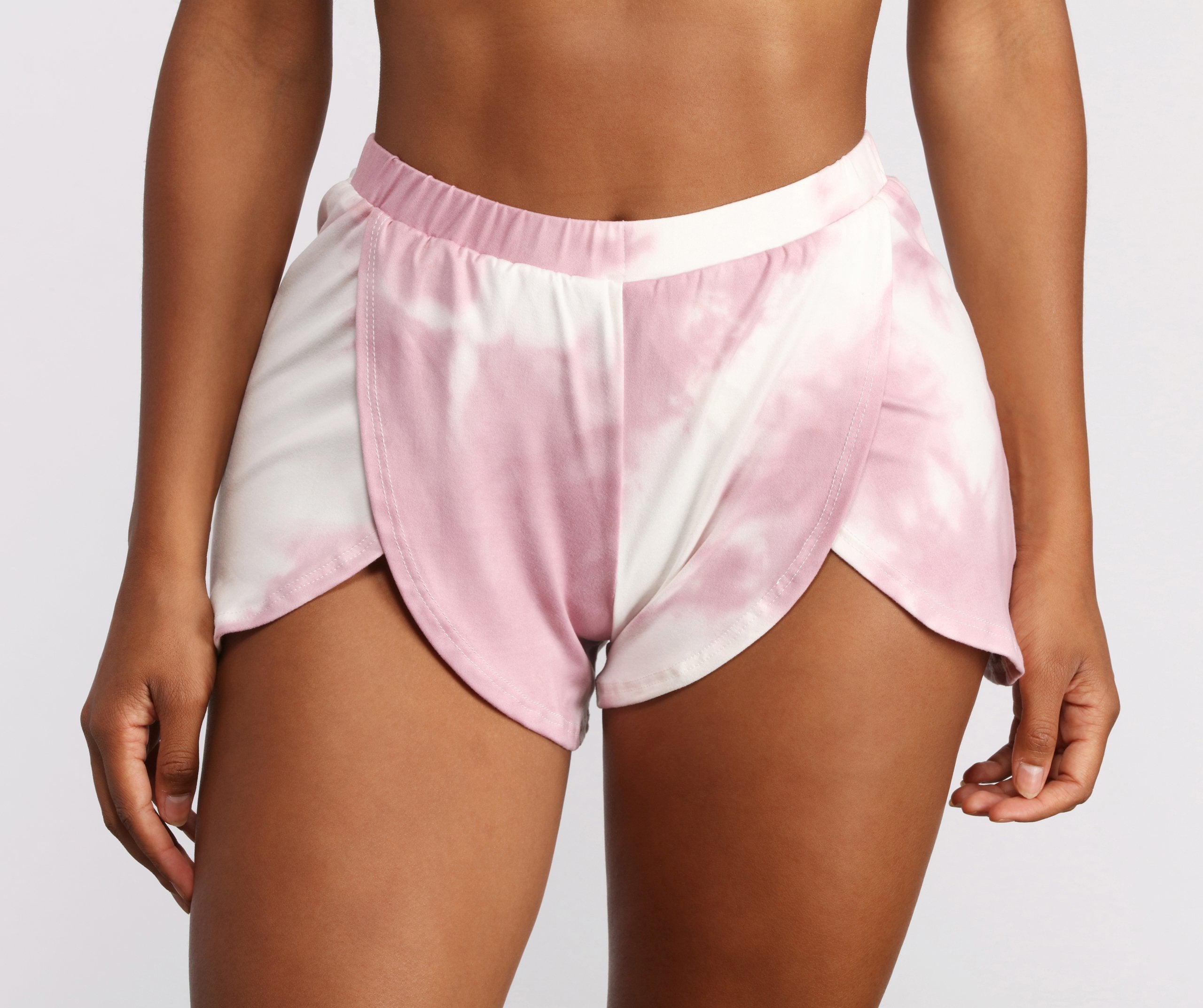 Cloud Dye Tulip Pajama Shorts - Lady Occasions