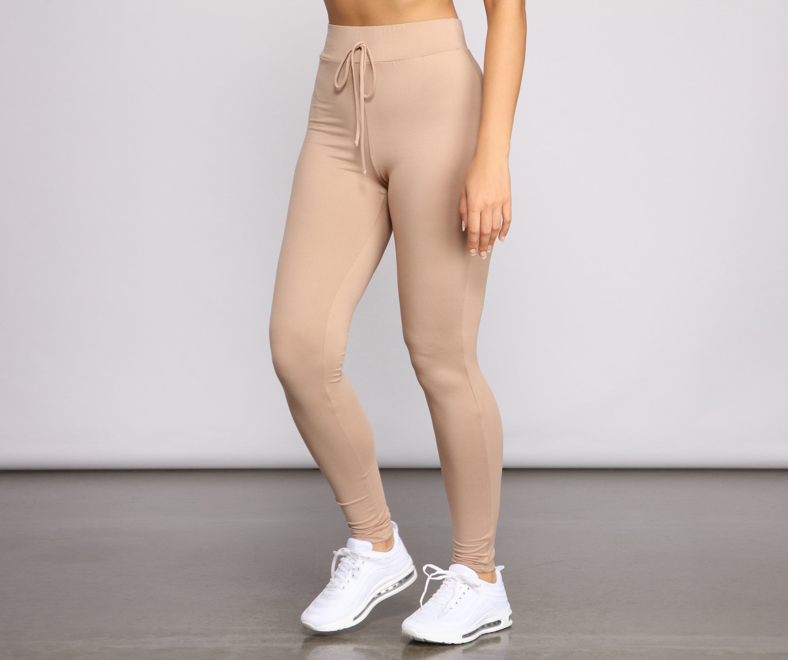Essential High Waist Pajama Leggings - Lady Occasions