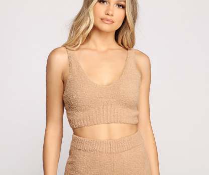 Cozy and Snug Chenille Pajama Tank - Lady Occasions