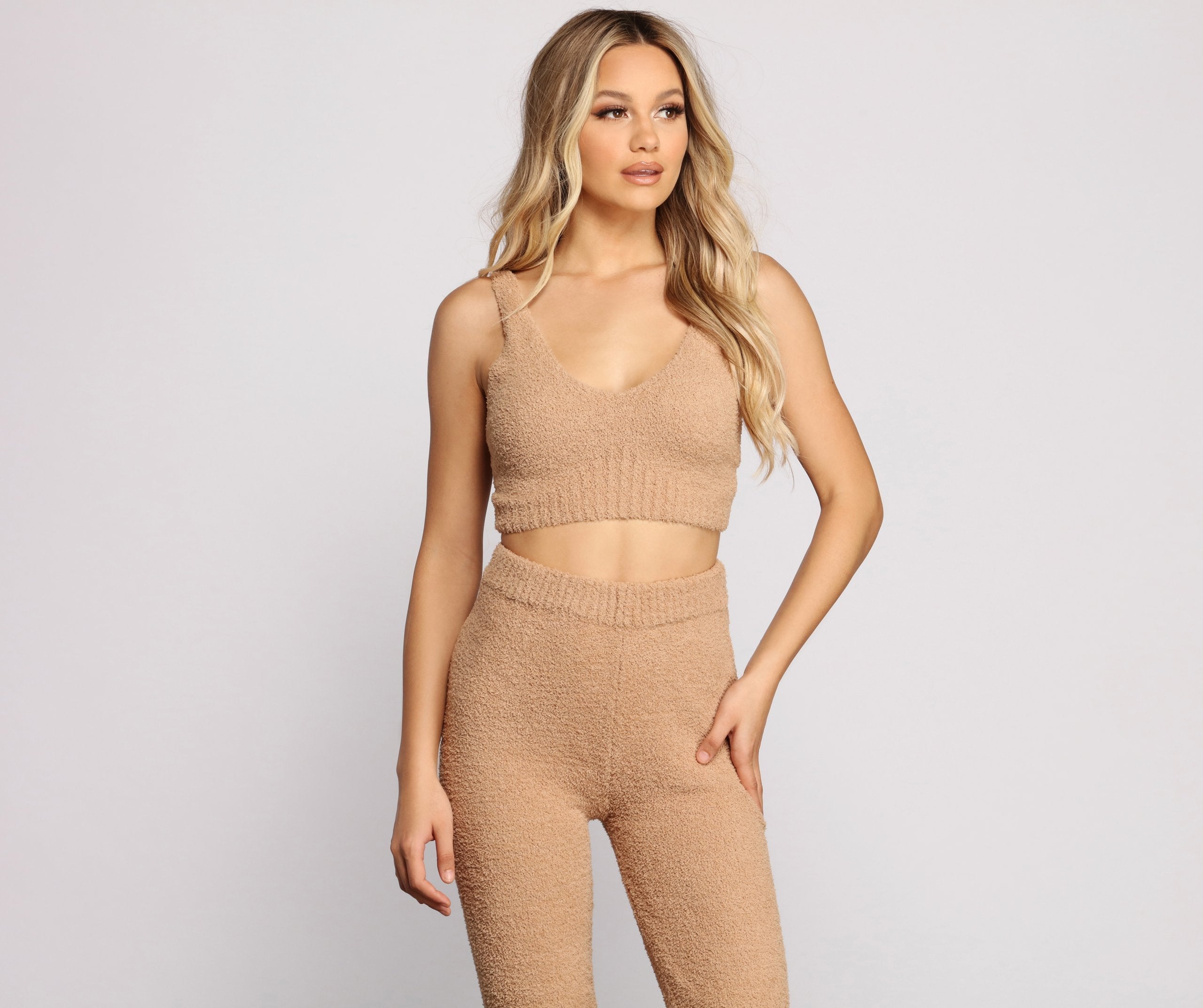 Cozy and Snug Chenille Pajama Tank - Lady Occasions