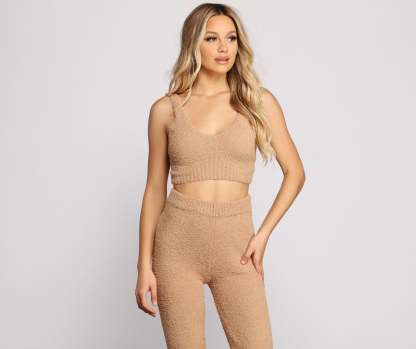 Cozy and Snug Chenille Pajama Tank - Lady Occasions