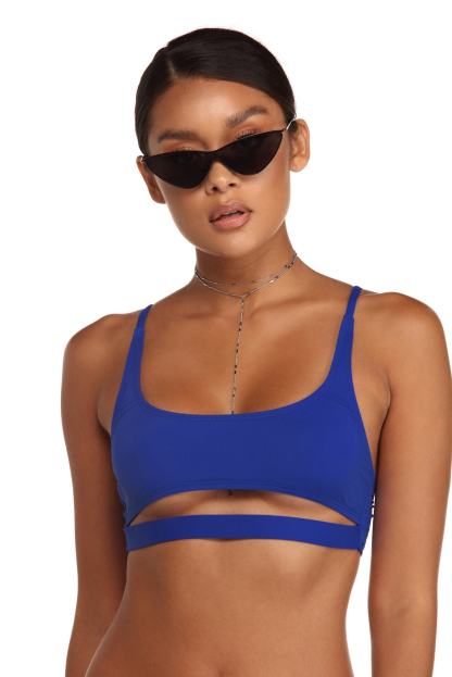 Cut To The Chase Swim Top - Lady Occasions