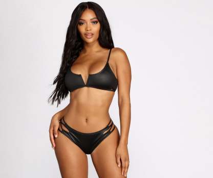 Life At Sea Strappy Hipster Swim Bottoms - Lady Occasions