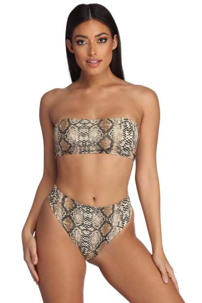 High Waist Swim Bottom - Lady Occasions