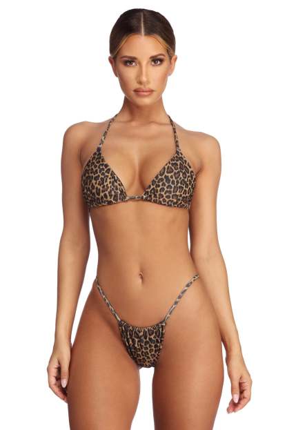 Basic Triangle String Bikini Bottoms - Lady Occasions