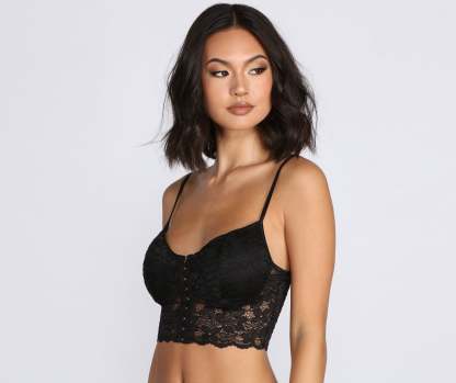 Lovin' The Lace Padded Bralette - Lady Occasions