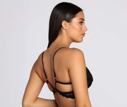 Dainty Sheer Lace Bralette - Lady Occasions