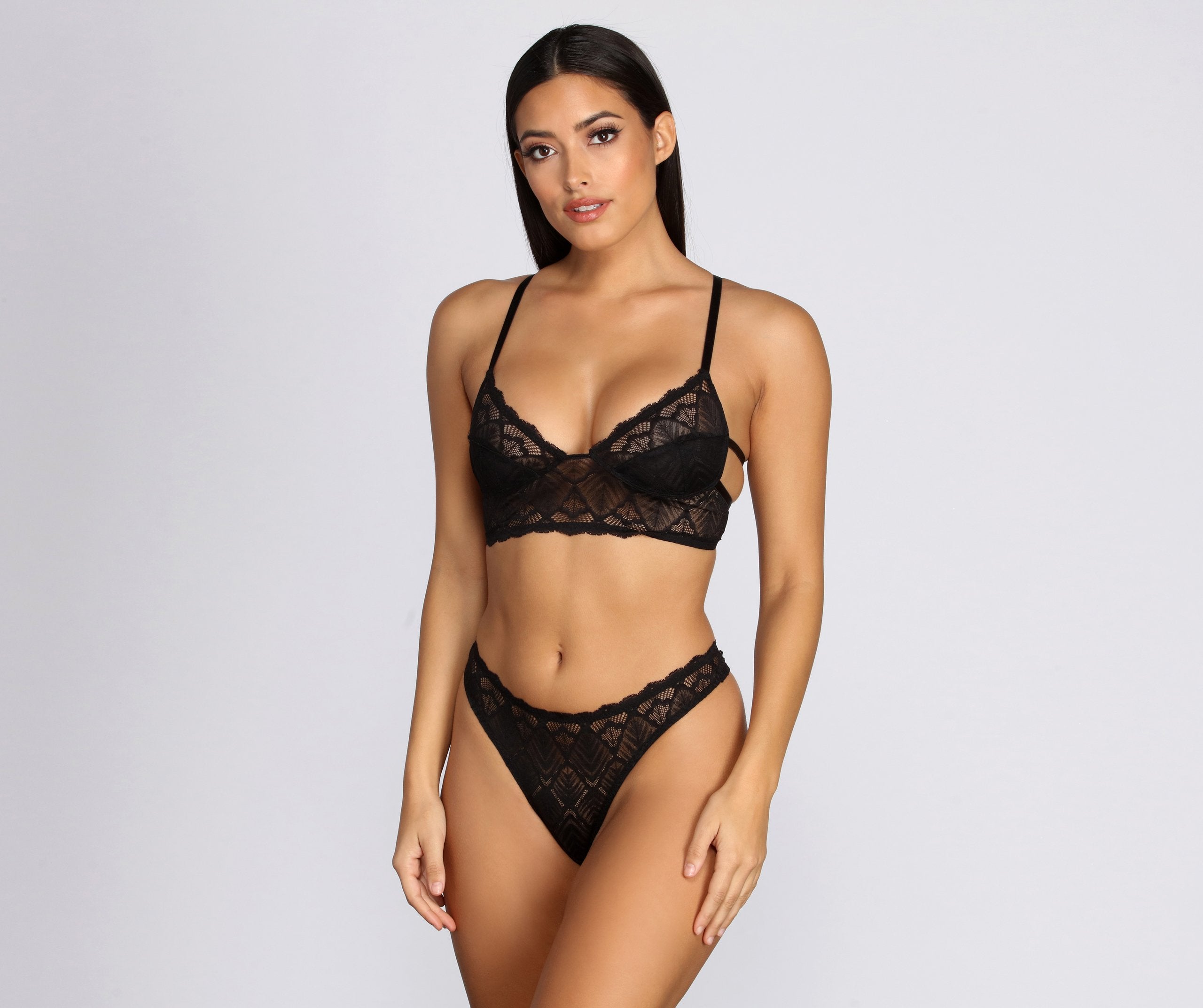 Dainty Sheer Lace Bralette - Lady Occasions