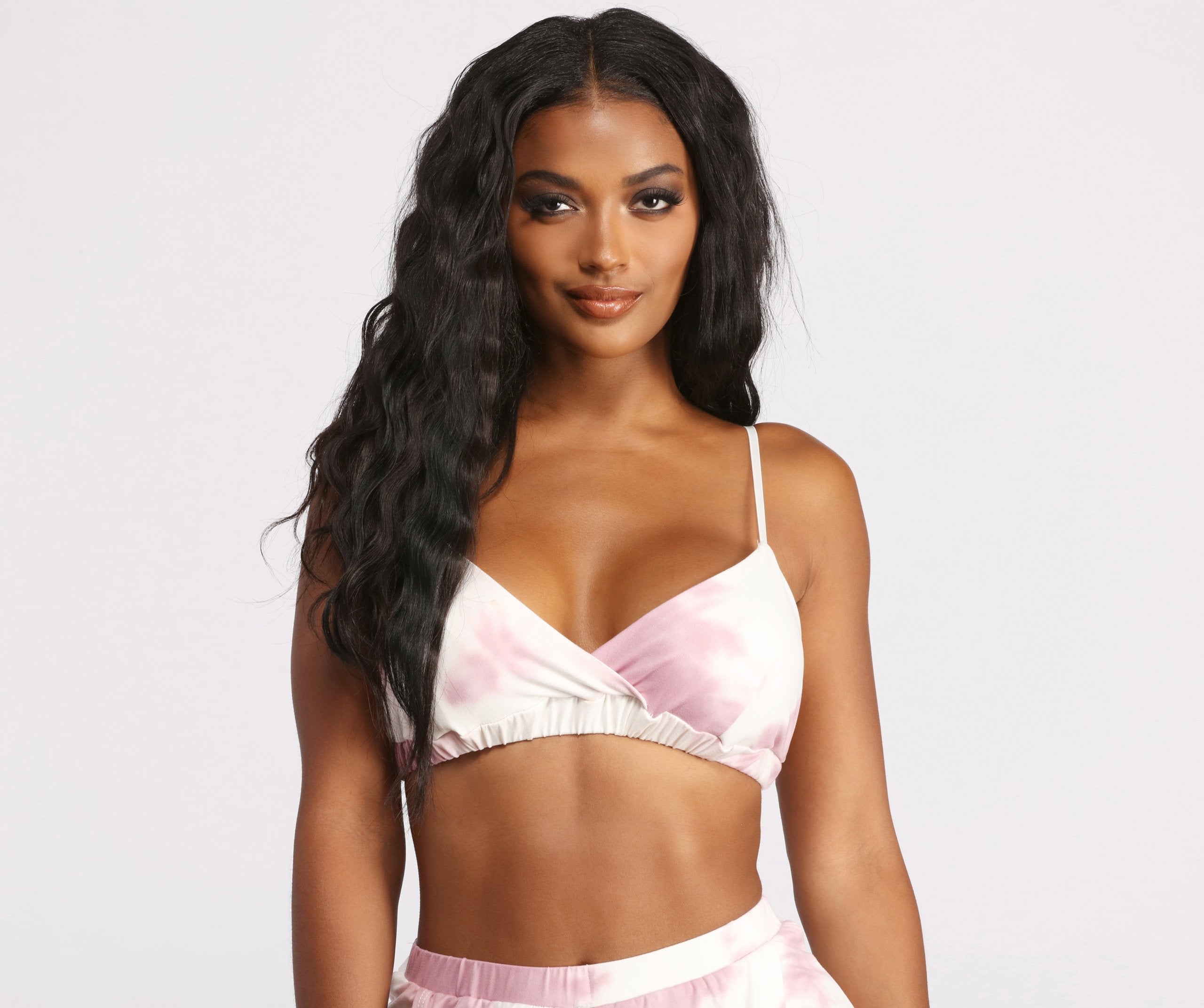 Cloud Dye Triangle Bralette - Lady Occasions