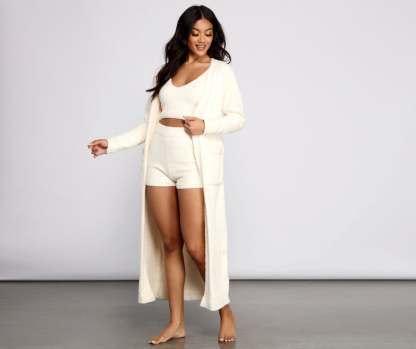 Cozy Chenille Pajama Bralette - Lady Occasions