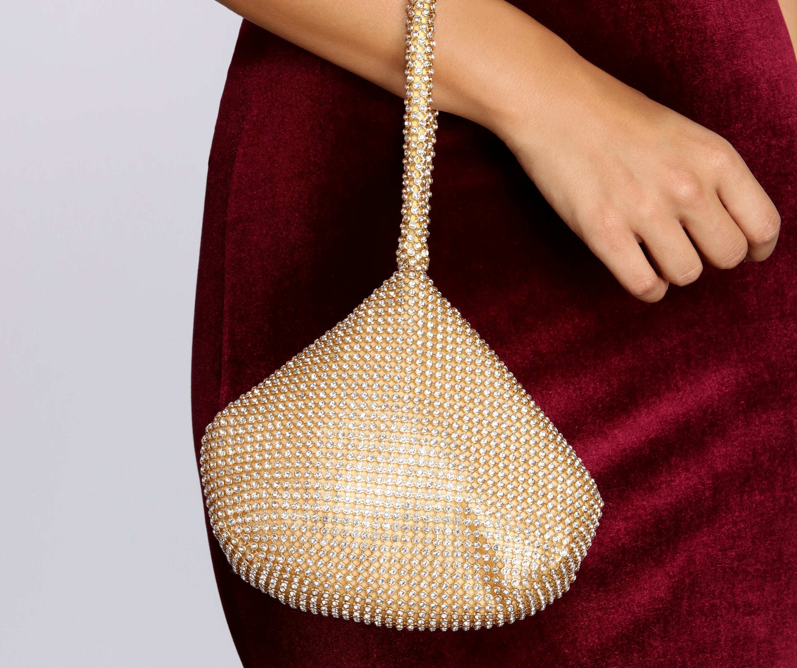 Crazy For Rhinestones Wristlet - Lady Occasions
