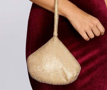 Crazy For Rhinestones Wristlet - Lady Occasions