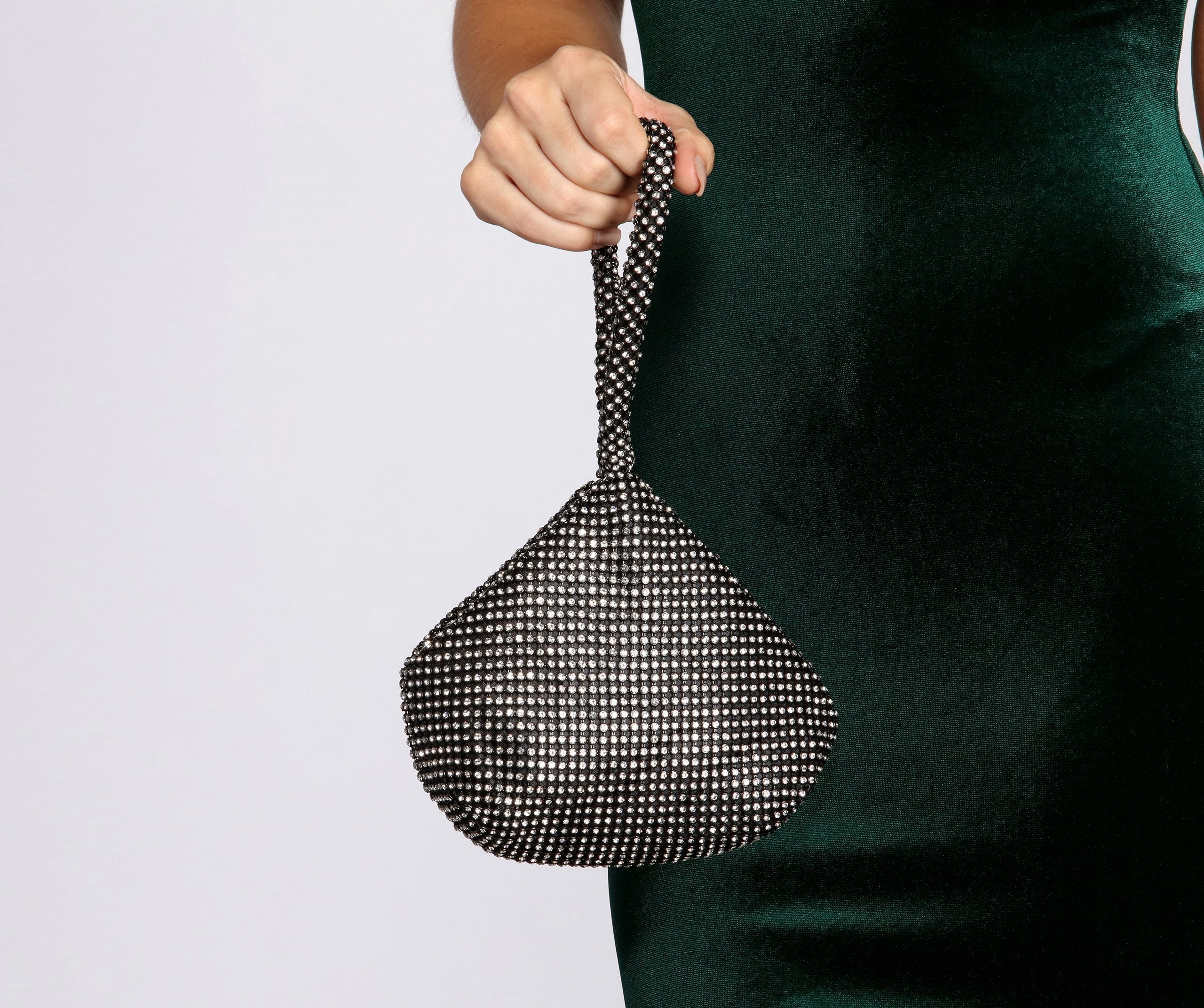 Crazy For Rhinestones Wristlet - Lady Occasions