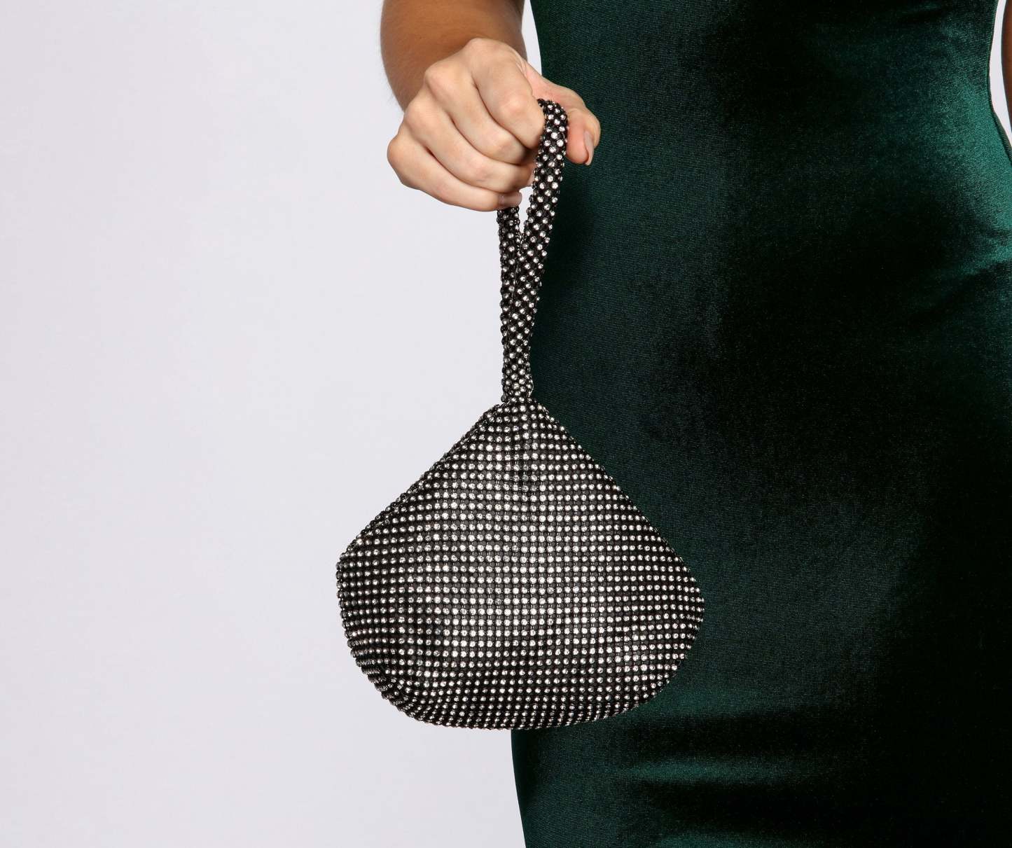 Crazy For Rhinestones Wristlet - Lady Occasions