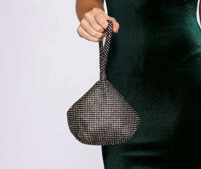 Crazy For Rhinestones Wristlet - Lady Occasions