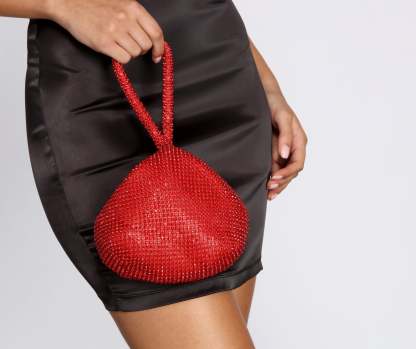Crazy For Rhinestones Wristlet - Lady Occasions
