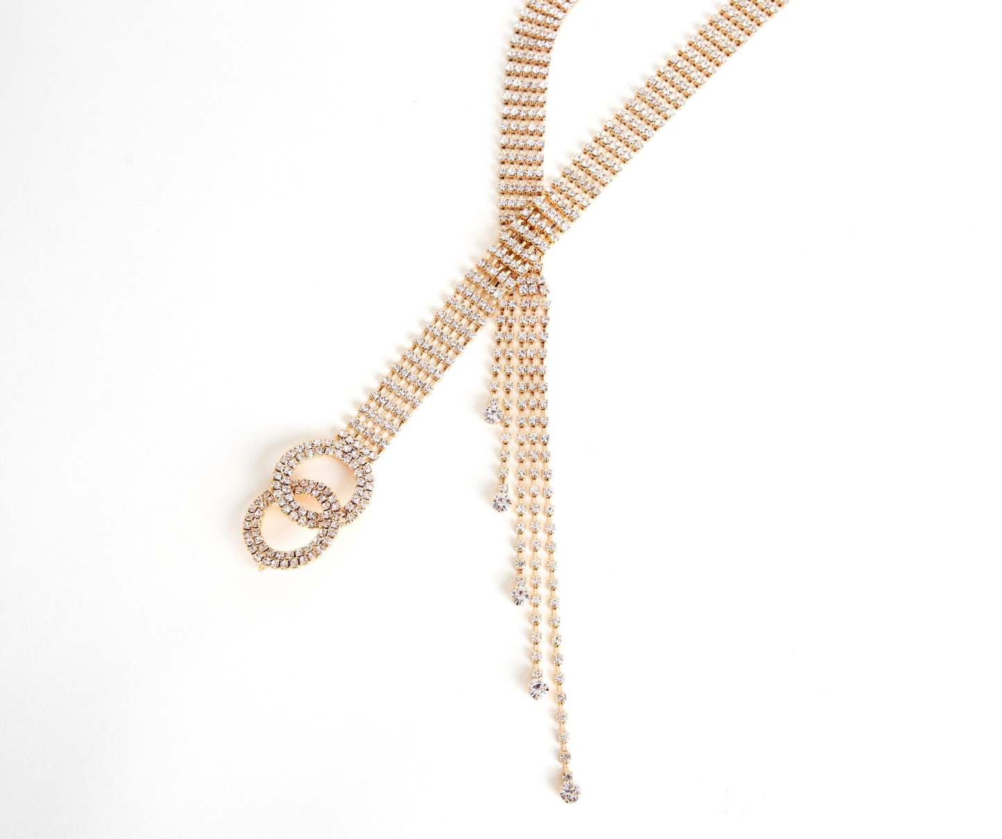 O-Ring Rhinestone Belt - Lady Occasions