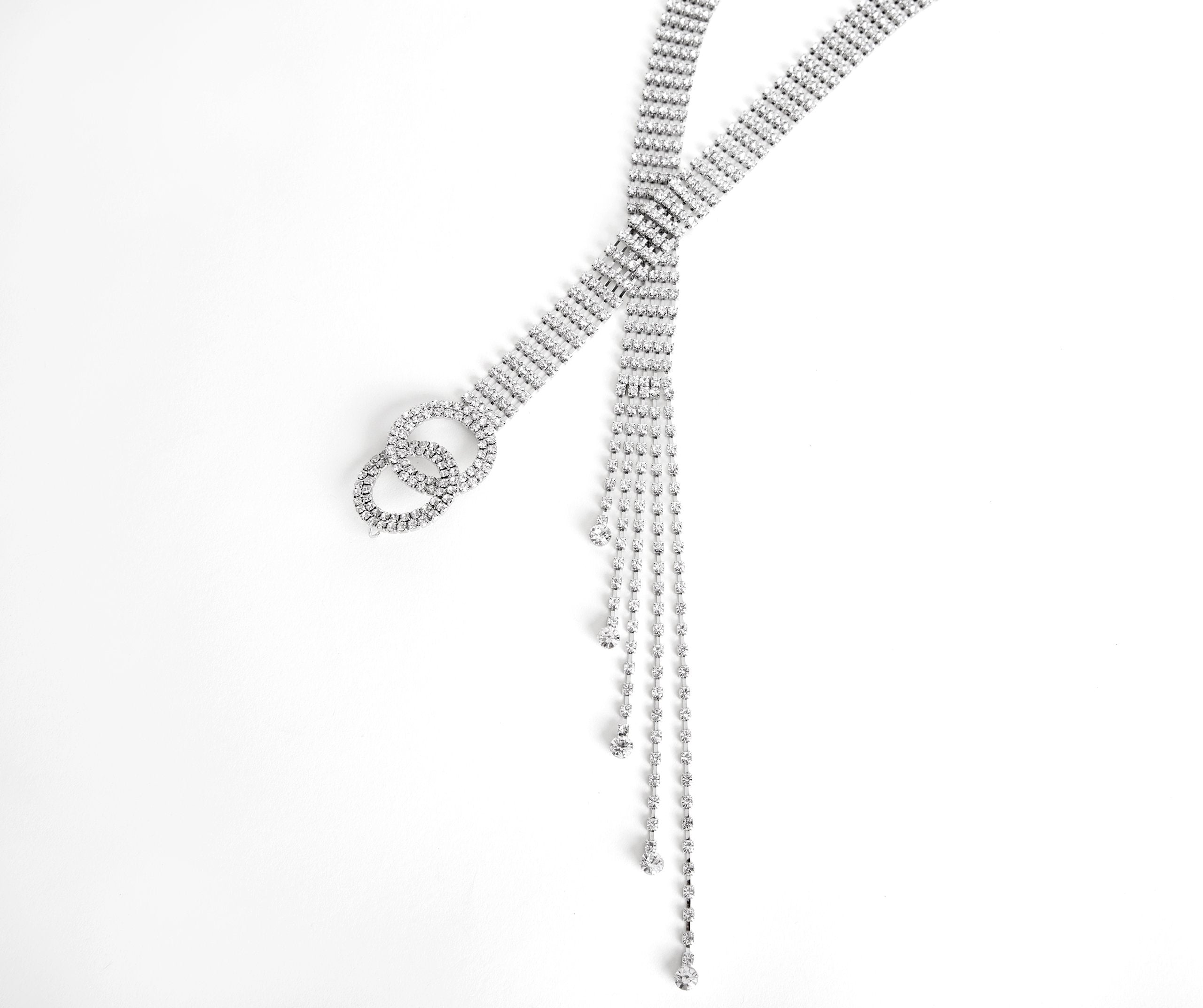 O-Ring Rhinestone Belt - Lady Occasions