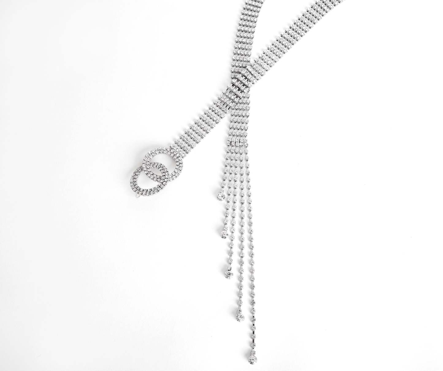 O-Ring Rhinestone Belt - Lady Occasions
