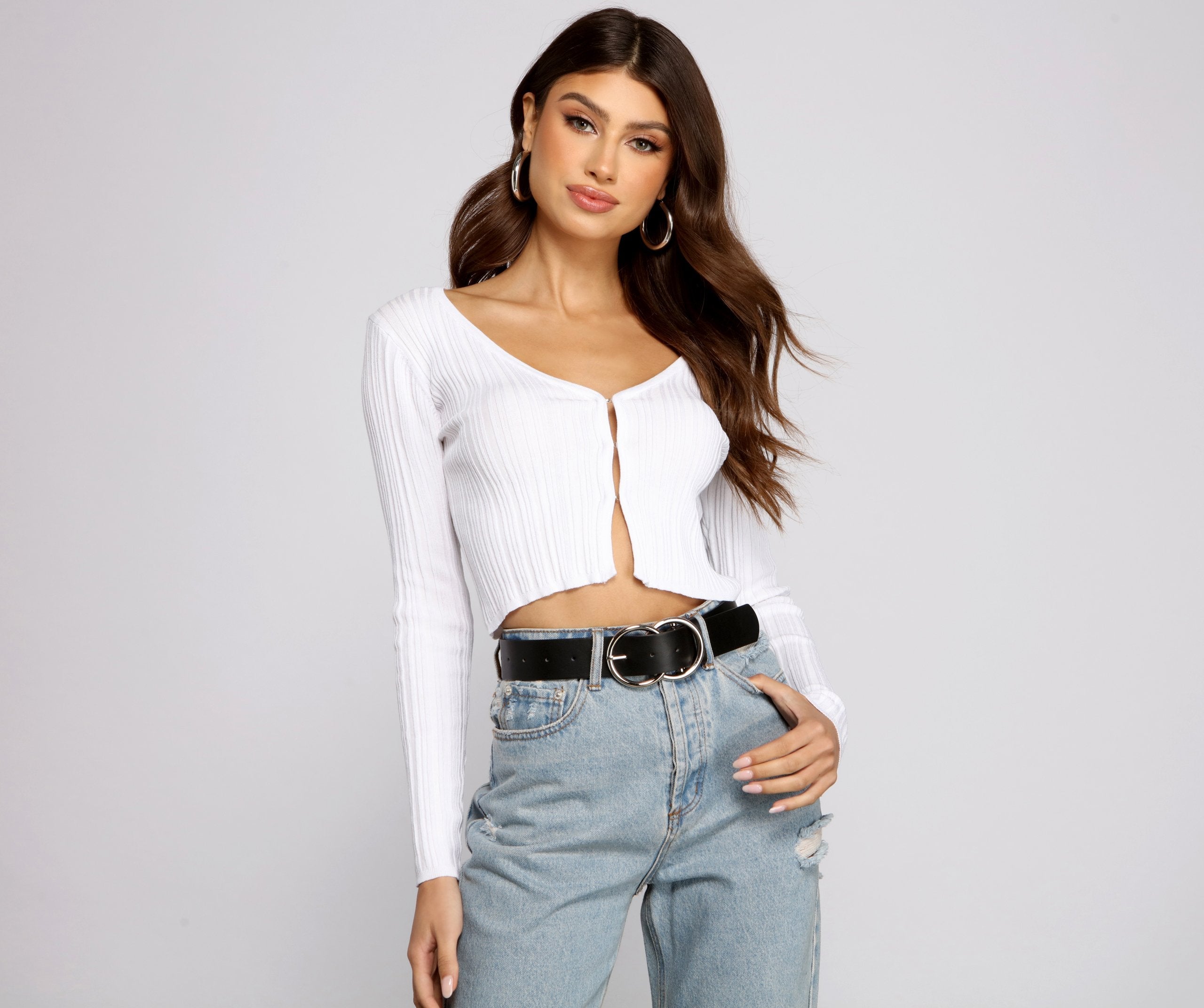 Chic Double O-Ring Buckle Belt - Lady Occasions