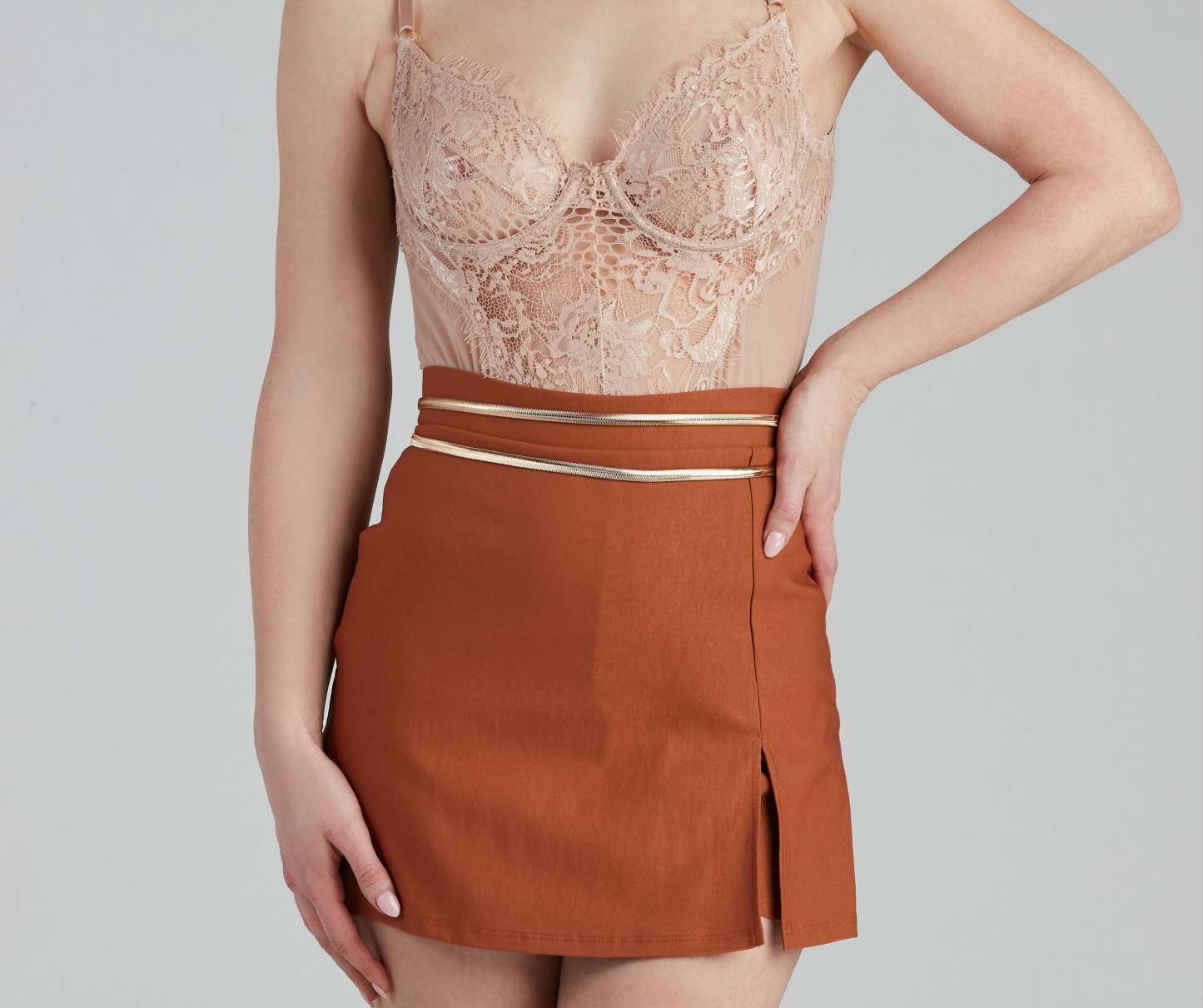 Double Or Nothing Coil Belt - Lady Occasions