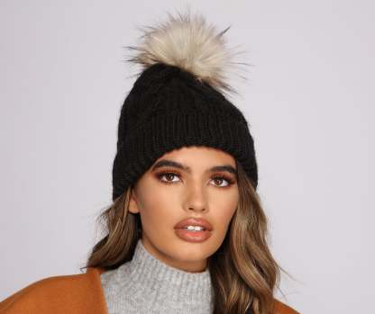 Keeping Knit Cozy Ribbed Beanie - Lady Occasions