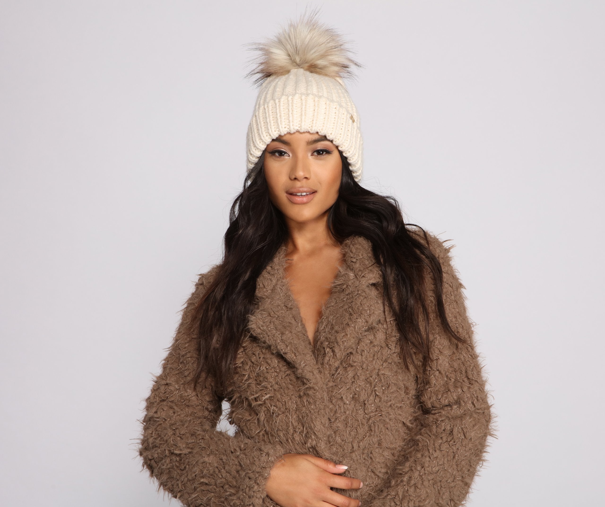 Keeping Knit Cozy Ribbed Beanie - Lady Occasions