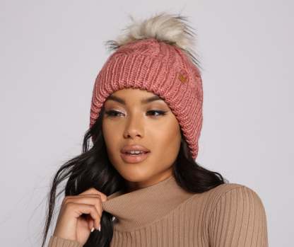 Keeping Knit Cozy Ribbed Beanie - Lady Occasions