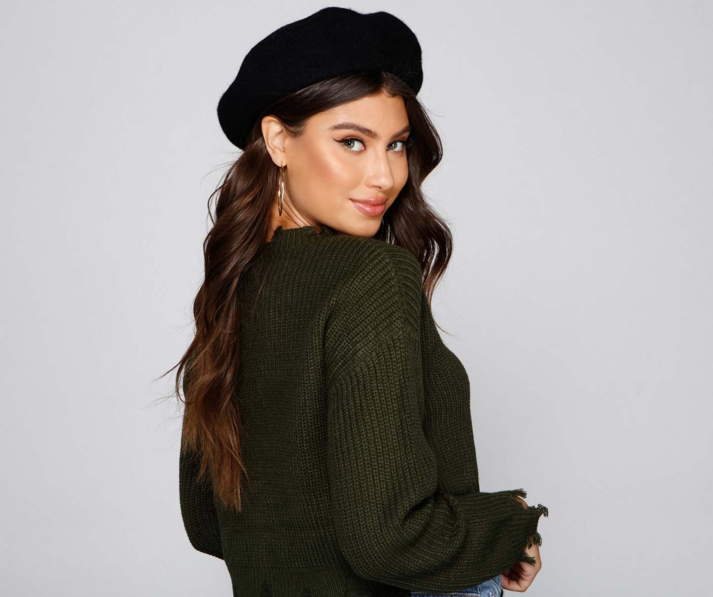 Endless Chic Faux Wool Beret - Lady Occasions