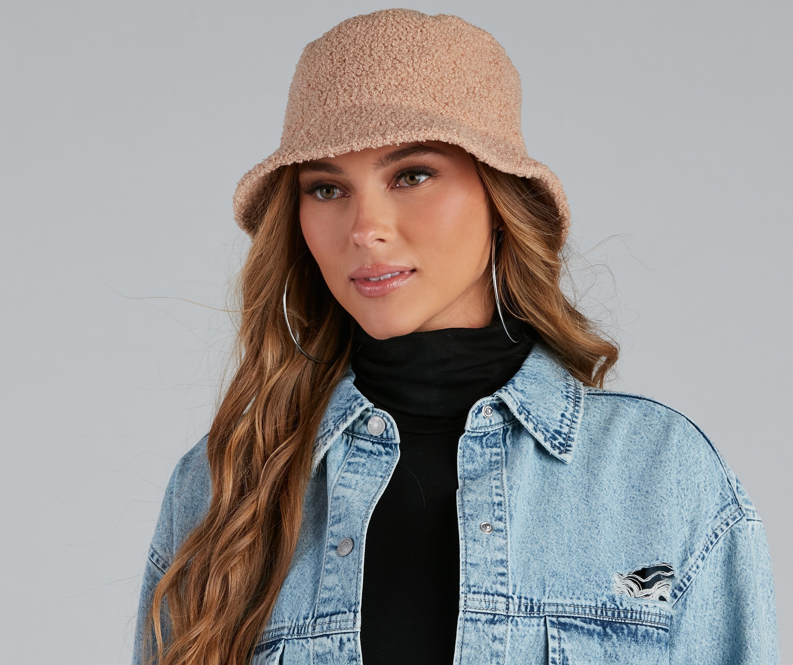 Cuddly Cute Sherpa Bucket Hat - Lady Occasions