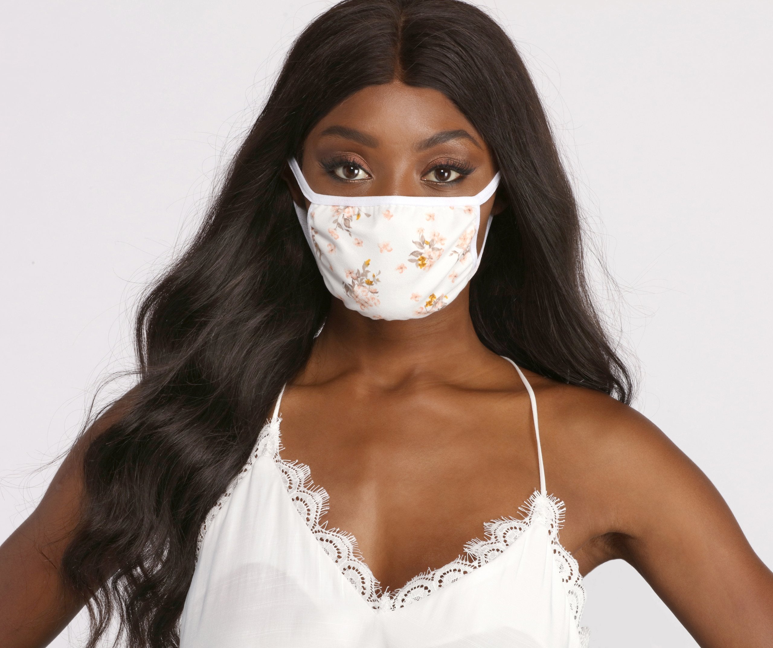 Reusable Floral Face Mask - Lady Occasions