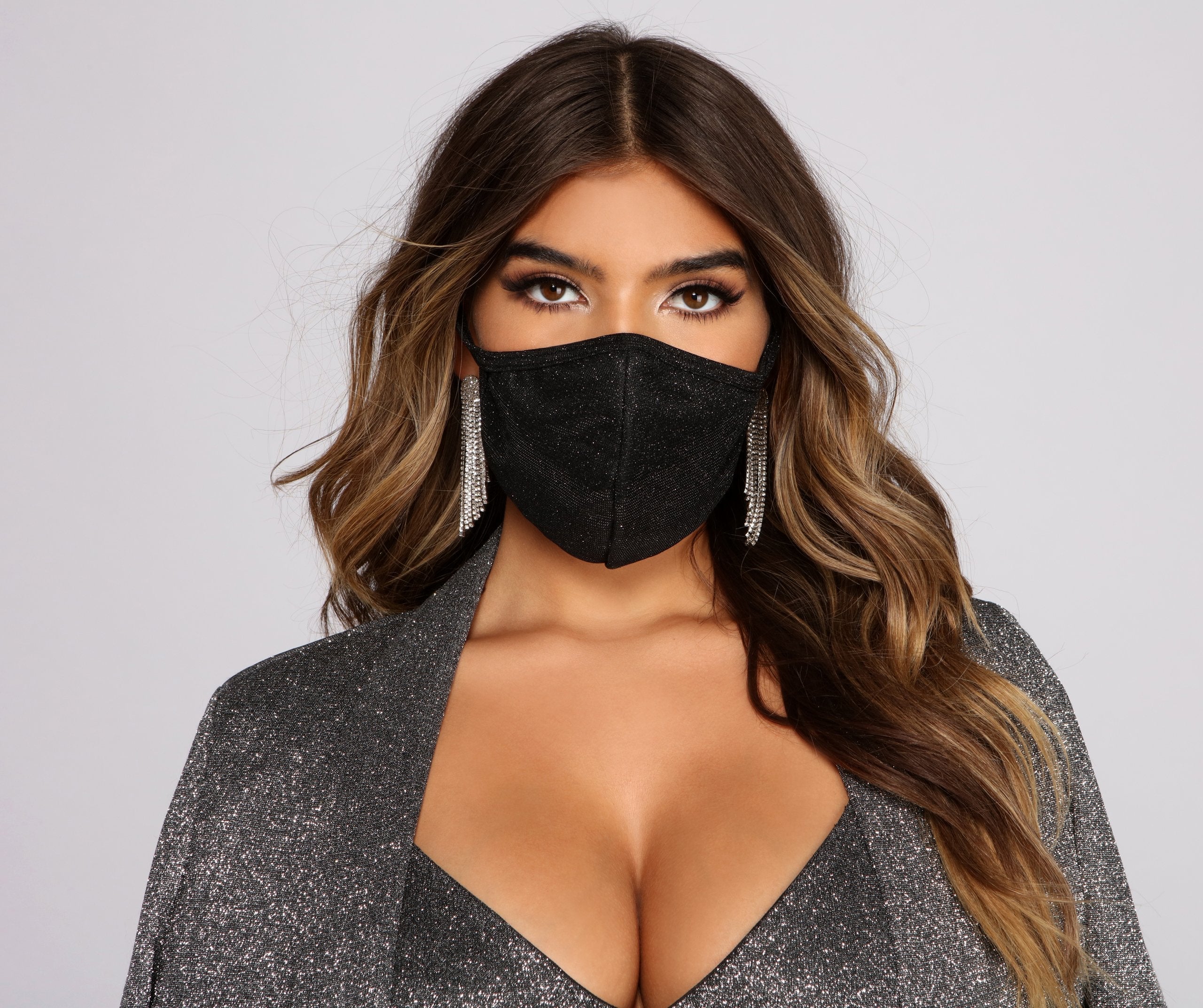 Glam Glitter Face Mask - Lady Occasions