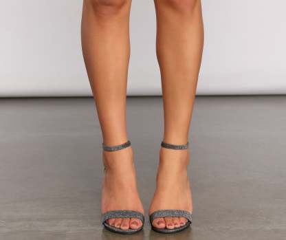 All The Shine Block Heels - Lady Occasions