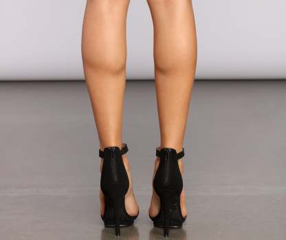 Fab Faux Suede Island Heels - Lady Occasions