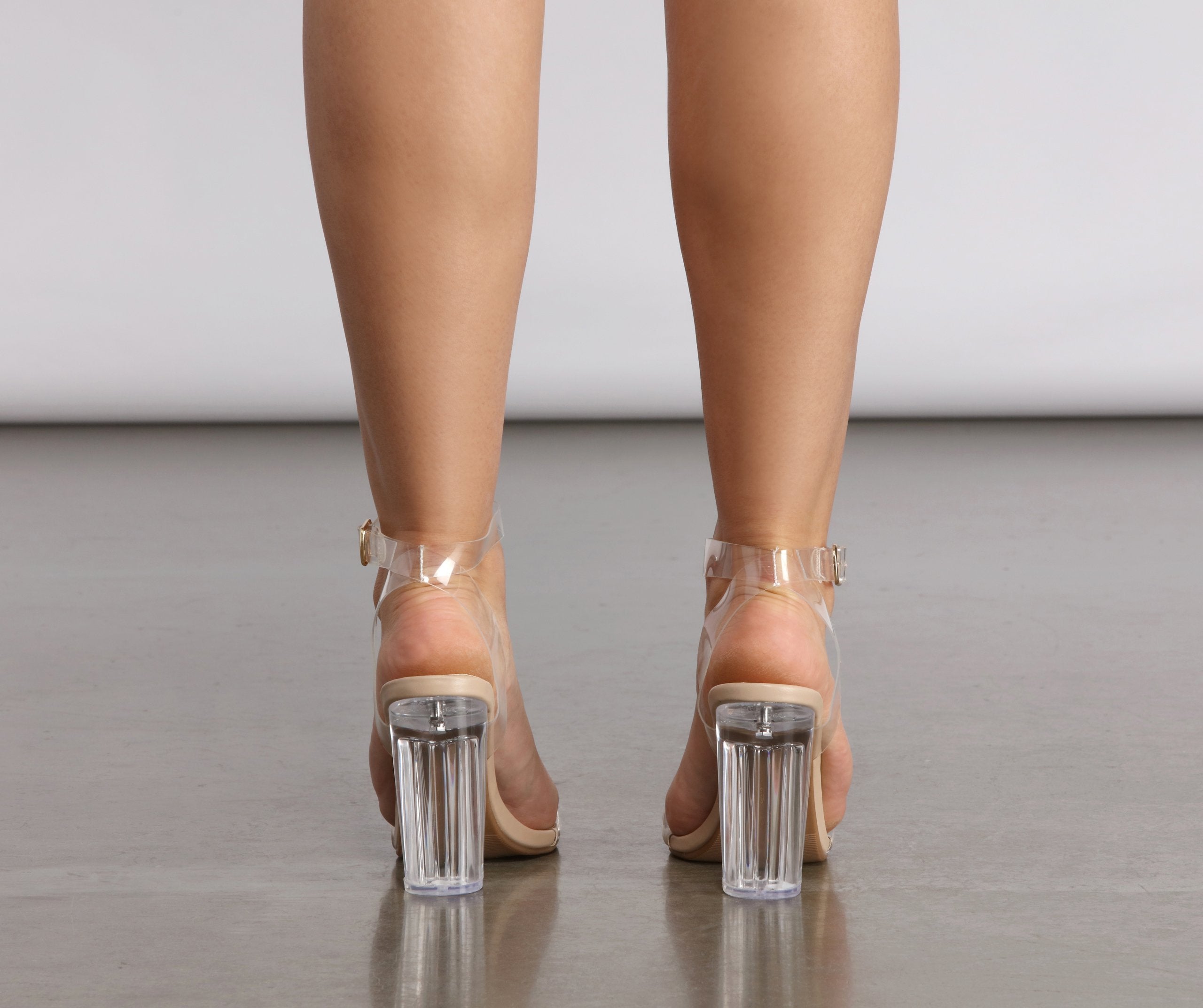 Let Me Be Clear Lucite Heels - Lady Occasions