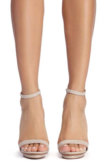 Glitter Goddess Block Heels - Lady Occasions