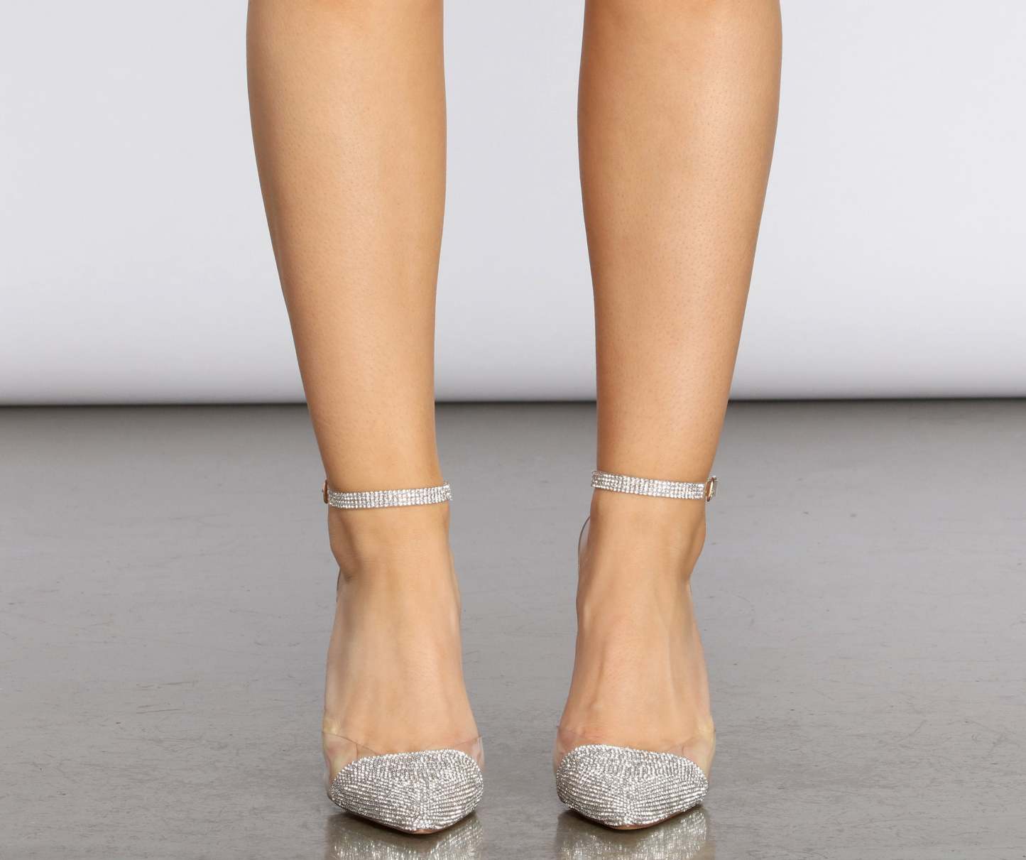 Pump It Up Rhinestone Heels - Lady Occasions