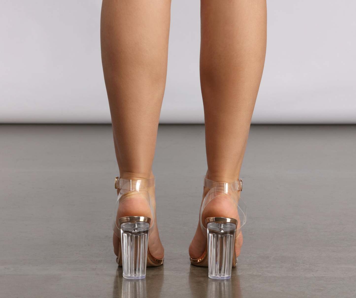 Let Me Be Clear Lucite Heels - Lady Occasions