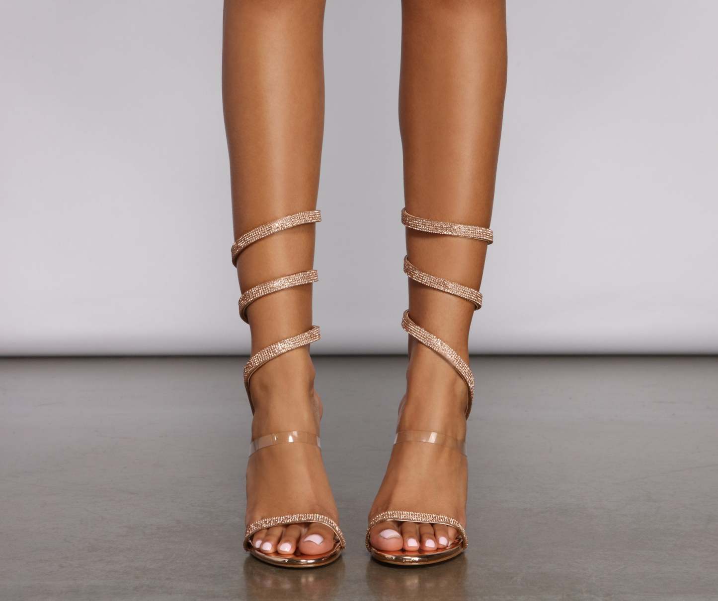 Gorgeous And Glam Rhinestone Heels - Lady Occasions