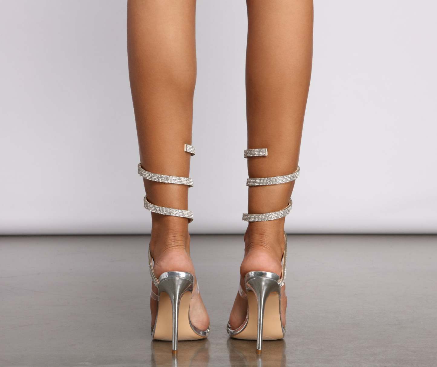 Gorgeous And Glam Rhinestone Heels - Lady Occasions