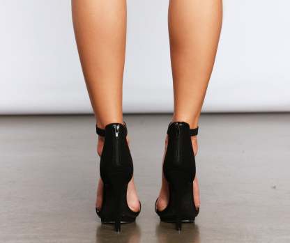 Fab Faux Suede Island Heels - Lady Occasions