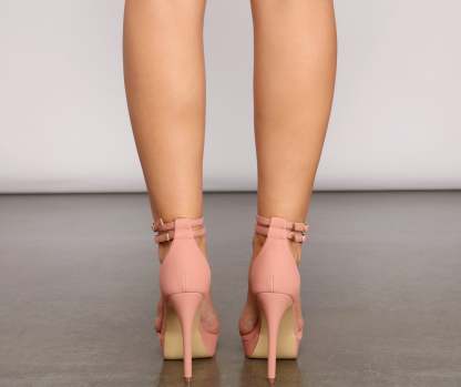 Stylish And Strappy Platform Stiletto Heels - Lady Occasions