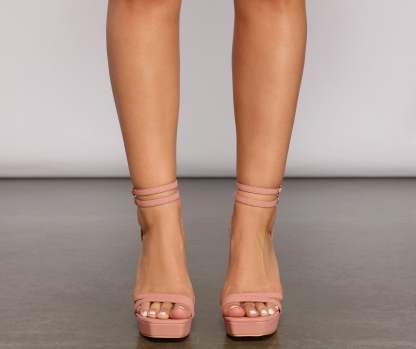 Stylish And Strappy Platform Stiletto Heels - Lady Occasions