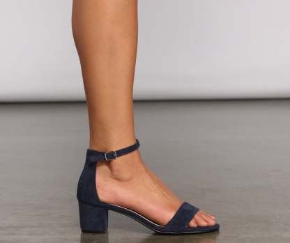 Basic And Chic Low Block Heels - Lady Occasions