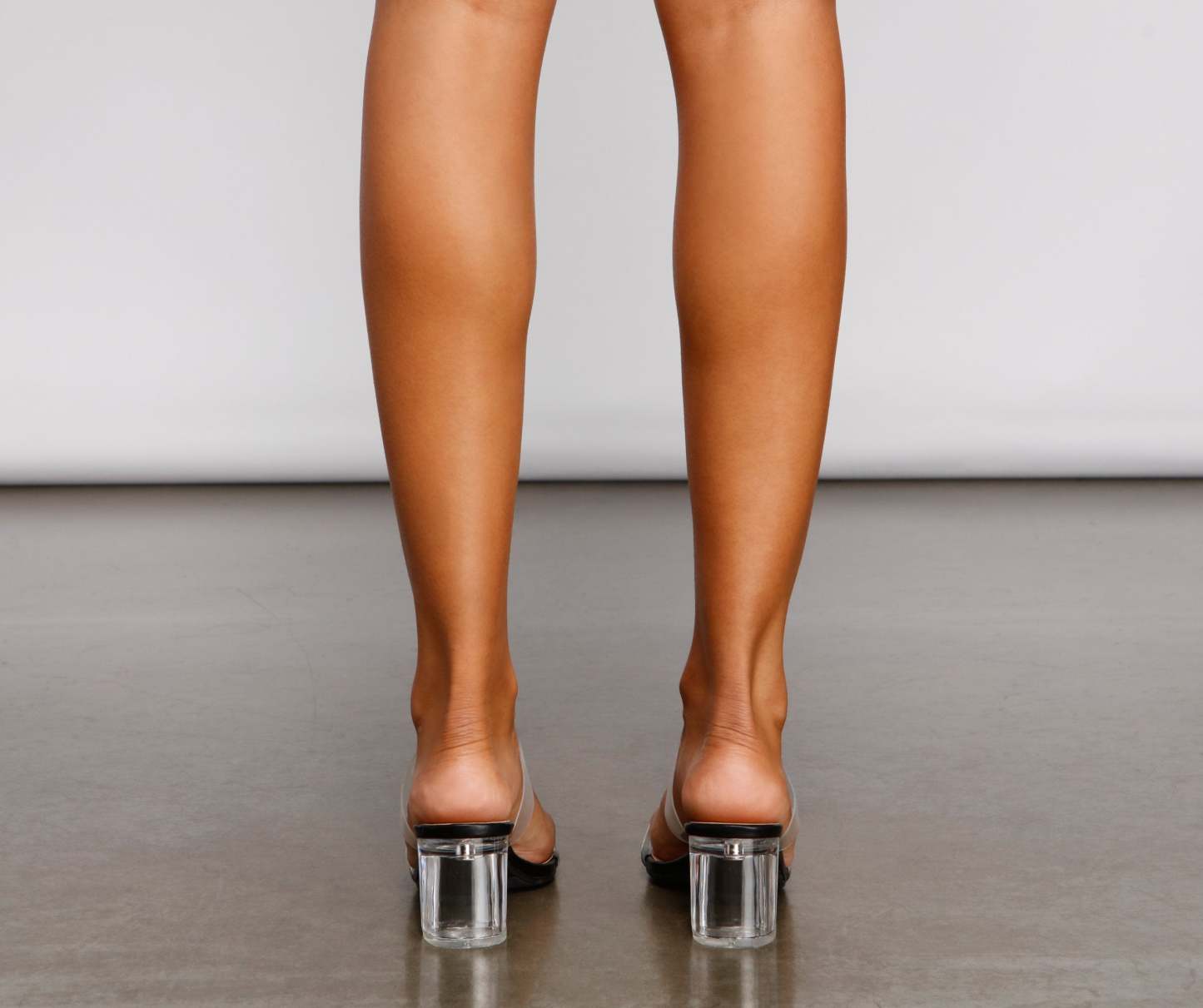 Clear That Up PVC Lucite Mules - Lady Occasions