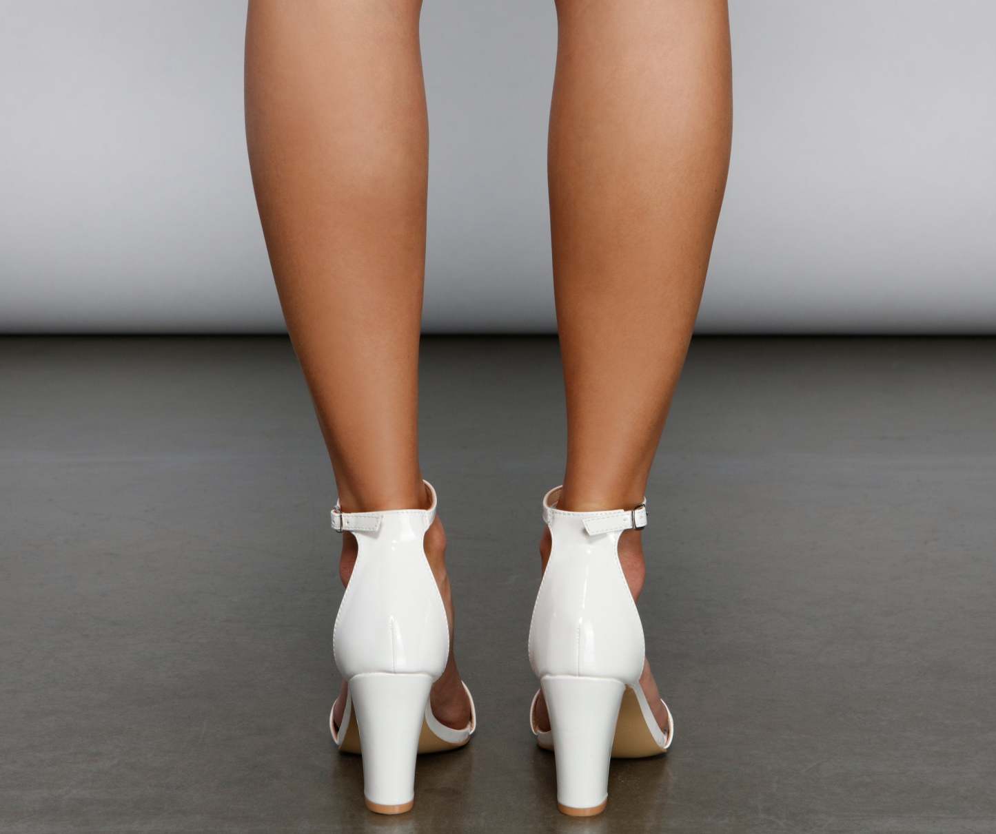 Classic And Sleek Patent Faux Leather Heels - Lady Occasions