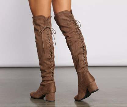 Let Them Look Thigh High Boots - Lady Occasions