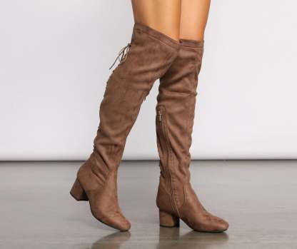 Let Them Look Thigh High Boots - Lady Occasions