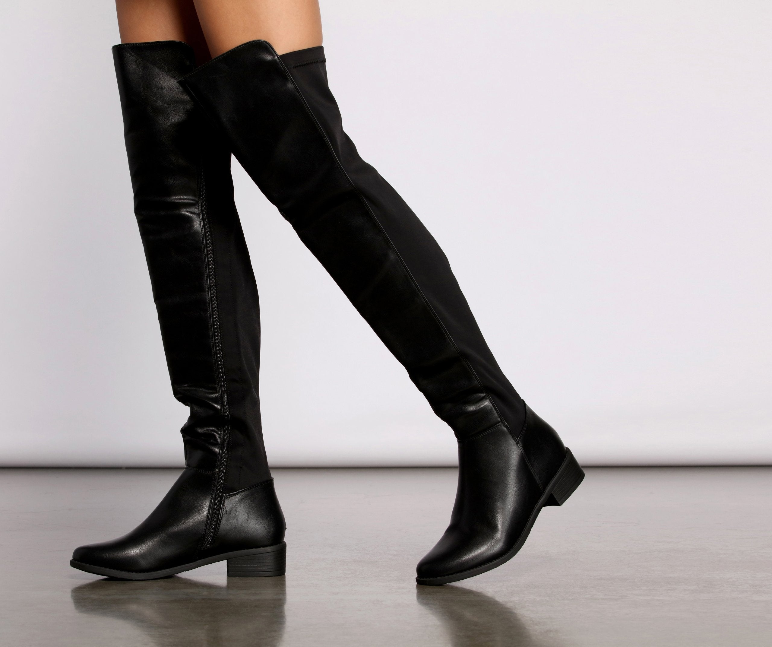 Chic And Sleek Over The Knee Boots - Lady Occasions